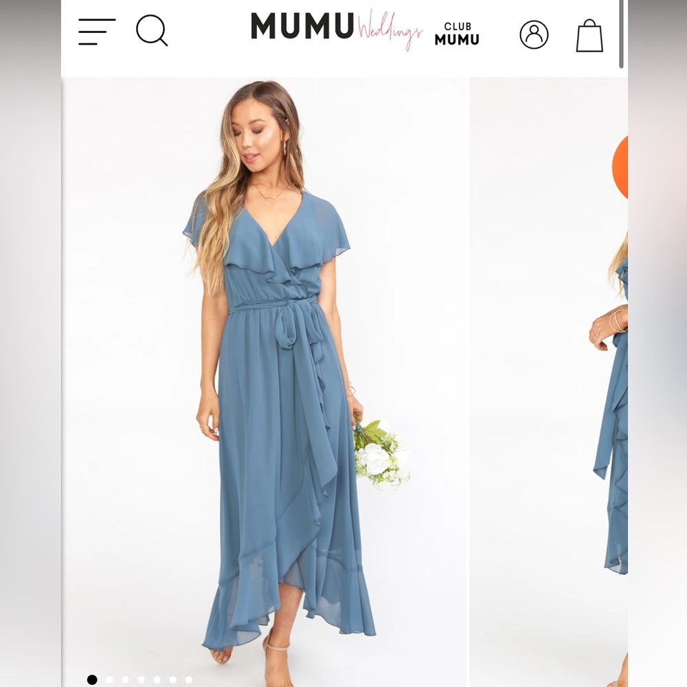 Jess Ruffle Midi Dress